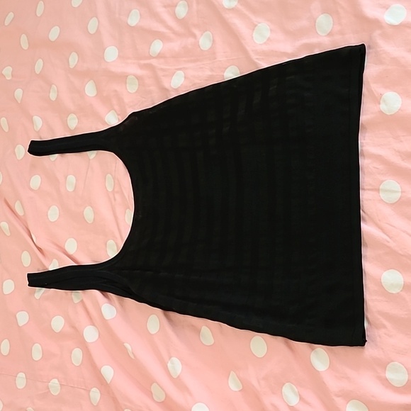 Vintage iceberg sequined palmtree mesh top - Picture 6 of 6